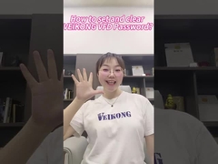 كيفية تعيين ومسح كلمات مرور محول التردد المتغير VEIKONG؟