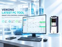 تعمل أداة VEIKONG VFD PC على تبسيط التحكم في العاكس
